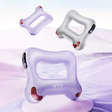 Hot Compress Electric Fascia Ring Muscle Relaxation USB Charging Waist Massager With Belt Fascia Massager Sports Fitness