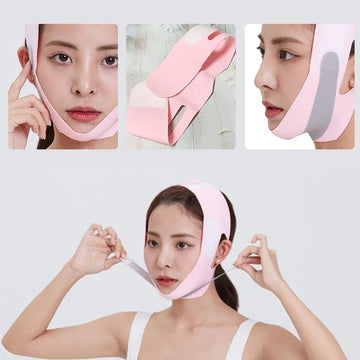 Elastic Face Slimming Bandage V Line Face Shaper Women Chin Cheek Lift Up Belt Face Massager Strap Face Skin Care Tools