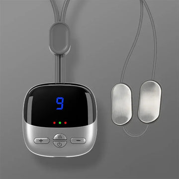 Cervical Massager Portable Massage Pendant for Relaxing Neck and Shoulders, 9 Intensity Levels and 4 Massage Modes