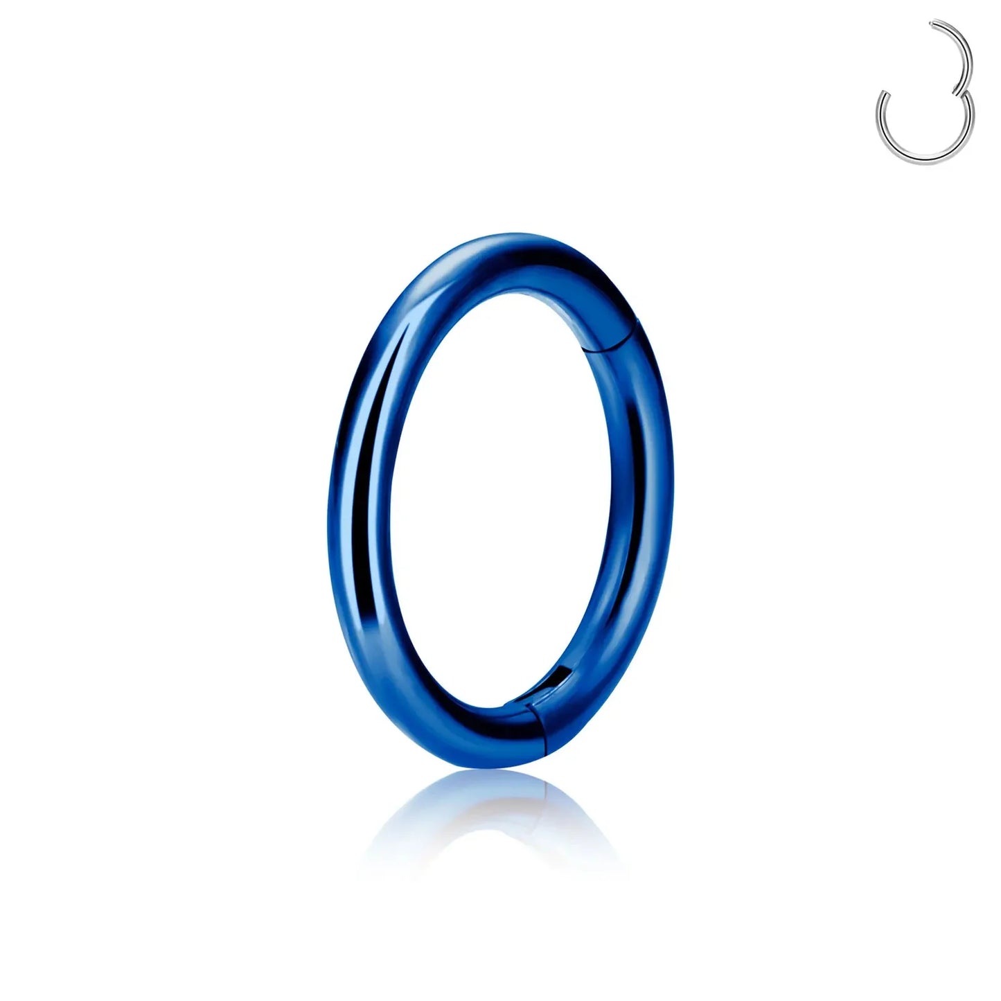 1/5Pcs Nose Rings G23 Titanium Lip Ring For Women And Men Piercing Jewelry Hoop Earrings Mixed Color Body Clips Hinged