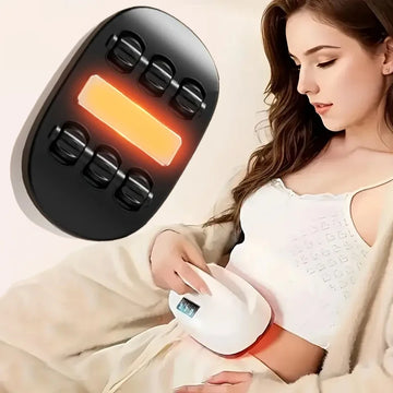 Electric Abdominal Massager Rechargeable Roller Brush Hot Compress Massage Body Slimming Device Calf Massage Artifact