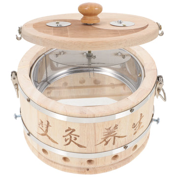 1PCS Portable Moxibustion Box Creative Metal Burner Case Household Abdominal Moxa Device Body Massage Tool Adjustable Anti Scald