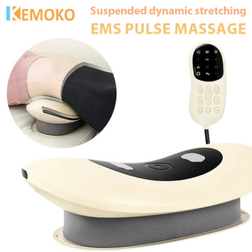 Curved Lumbar Spine Massager Intelligent Adjustable Back Vibration Electric Waist Massager Hot Compress Spine Health Care Gift