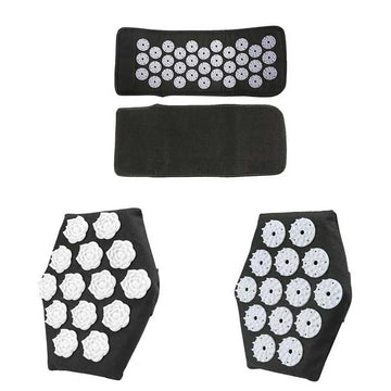 Acupressure Body Massage Mat Reflexology Plate Massage Pad Blood Circulation Arm Body Massage Glove Black Acupuncture Sensation