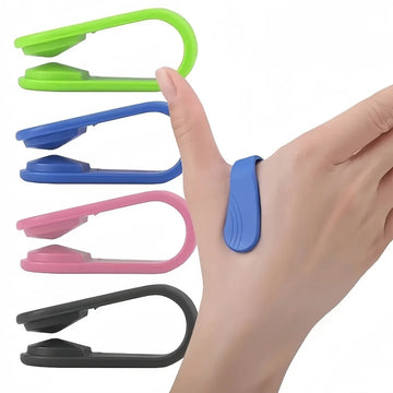 2pcs Thumb Tiger Mouth Clip Portable Plastic Mini Massager for Finger Tiger Mouth Acupoint Massage Meridian Blood Circulation