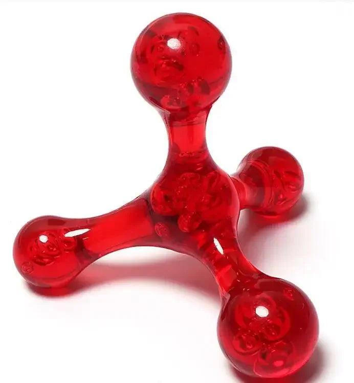 Mini Manual Massager 4 Balls Arm Back Leg Relaxation Head Foot Acupuncture Point Massager Relax Acupressure Health Massage Tools