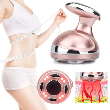 LED Fat Burner Anti Lipo Lose Weight Abdominal Exercise Full Body Ultrasonic Slimming Massager Skin Lift Tighten Anti-cellulite