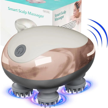 Electric Scalp Massager Handheld Portable Scalp Massager Head Scratcher for Full Body Massage Deep Clean and Stress Relax.