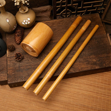 Natural Bamboo Massage Stick Wood Therapy Stick Gua Sha Massage Wood Therapy Tools for Body Contour Cupping Gua Sha Massager