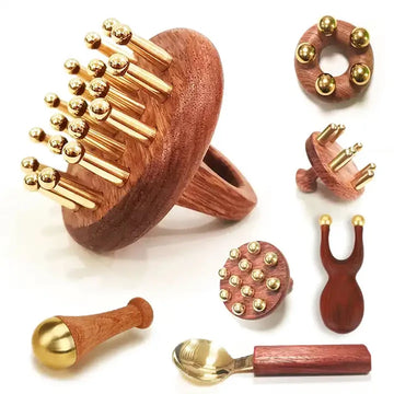 Free custom logo Wooden Facial Lifting Massage Facial Gua Sha Tool Wood Therapy Wrinkle Remover guasha comb
