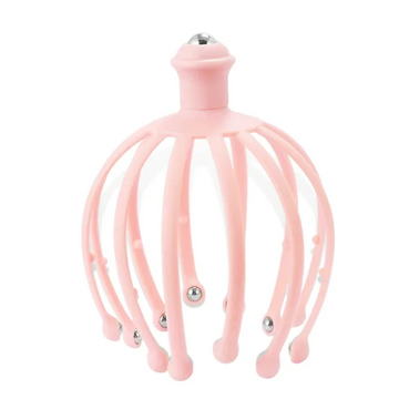 Head Massager Scalp 9 12 Claws Neck Comb Roller 9 Finger Steel Ball Hand Held Relax Spa Hair Care in Home