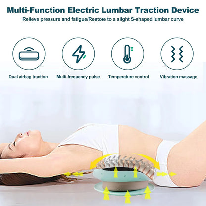 Intelligent Lumbar Soothing Device Electric Lumbar Massager With Hot Compress , Relieve Muscle And Vibration Lumbar Massager