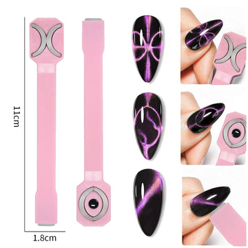 3 in 1 Nail Magnet Tool Strong Cat Eye Magnet for Nails Gel Polish,3 in 1 Cateye Magnetic Tool for Nail Art