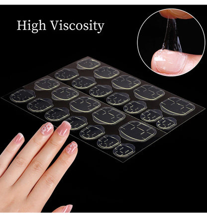 CNHIDS Wearable False Nail Jelly Glue Double Sided Fake Nail Art Adhesive Tape Glue Sticker Nail Glue DIY Manicure Tools