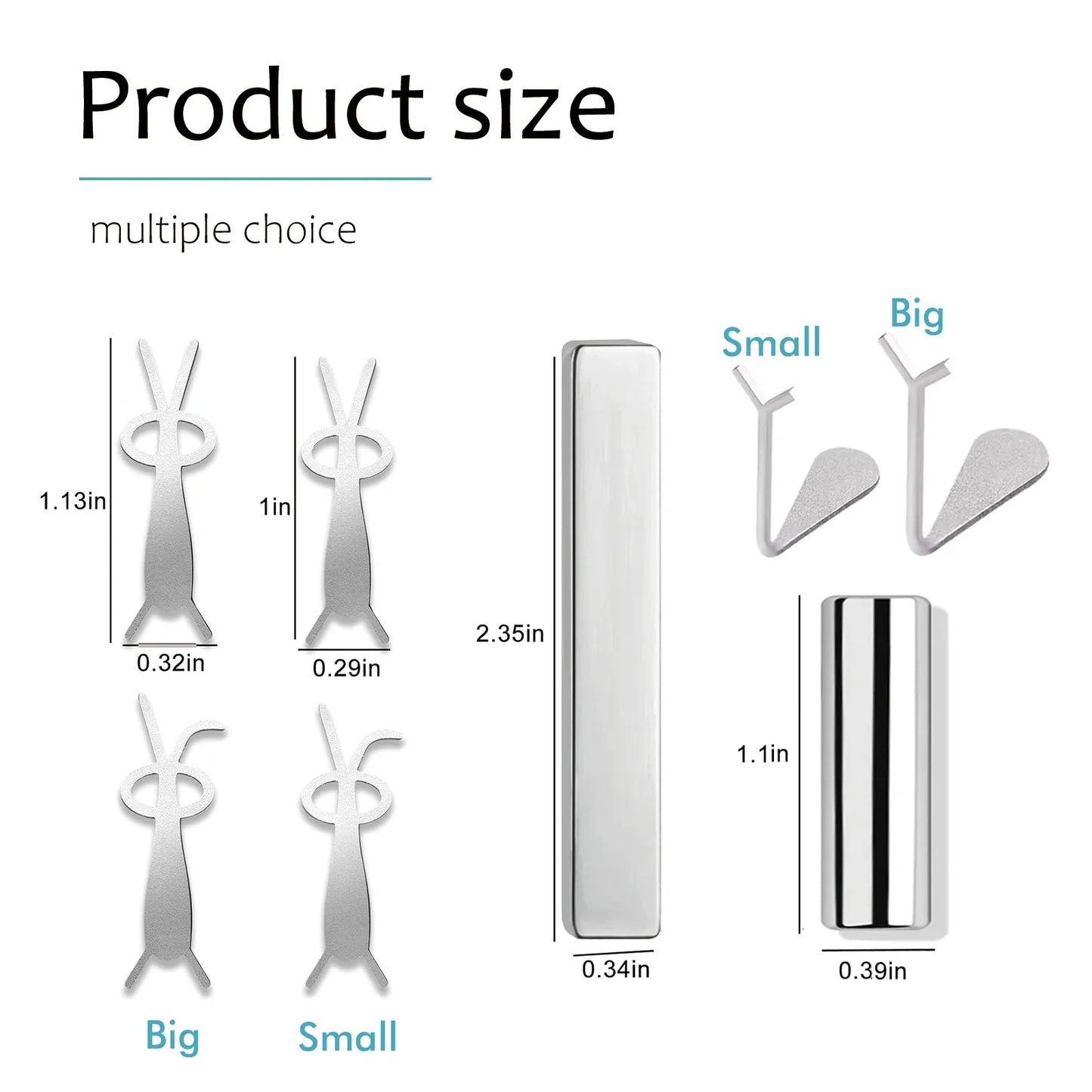 Nail Art Magnet Set Folded Ear Rabbit Cat Bear Cat Eye Magnet Stick Strong Heart-Shaped Magnet For DIY Gel Polish Magnetic Tools