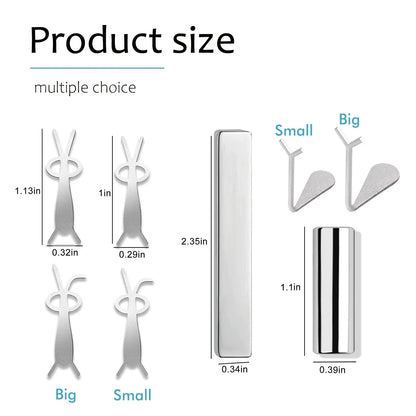 Nail Art Magnet Set Folded Ear Rabbit Cat Bear Cat Eye Magnet Stick Strong Heart-Shaped Magnet For DIY Gel Polish Magnetic Tools