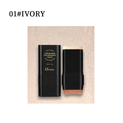 O'cheal Two In One Concealer Foundation Stick Facial Matte Waterproof Bronzer Contouring Face Coverage Moisturizing Makeup Cream