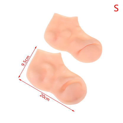 1 Pair Foot Care Socks Spa Silicone Moisturizing Gel Anti Cracking Protect