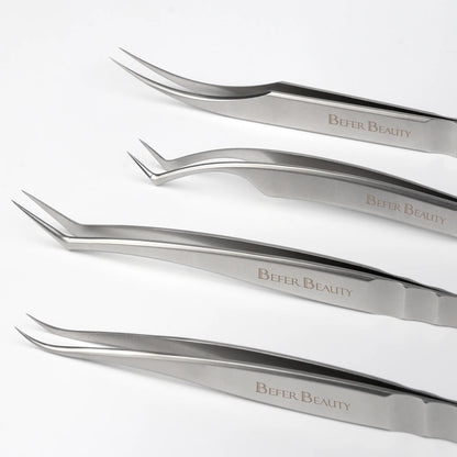 Anti-Static Tweezers Eyelash Extension Professional High Precision Volume Tweezer Stainless Steel Tweezers Antislip Makeup Tool