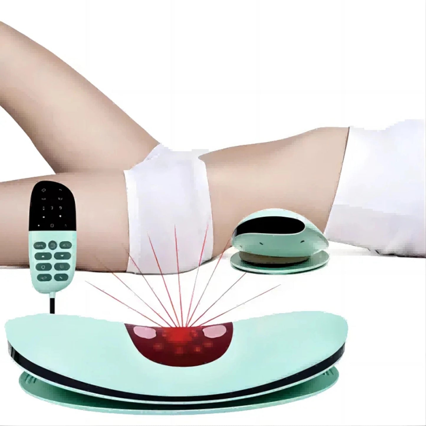 Intelligent Lumbar Soothing Device Electric Lumbar Massager With Hot Compress , Relieve Muscle And Vibration Lumbar Massager