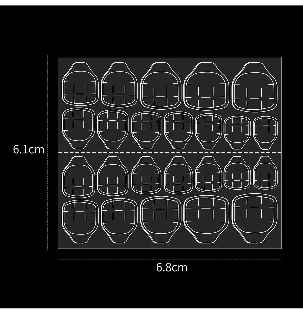 CNHIDS Wearable False Nail Jelly Glue Double Sided Fake Nail Art Adhesive Tape Glue Sticker Nail Glue DIY Manicure Tools