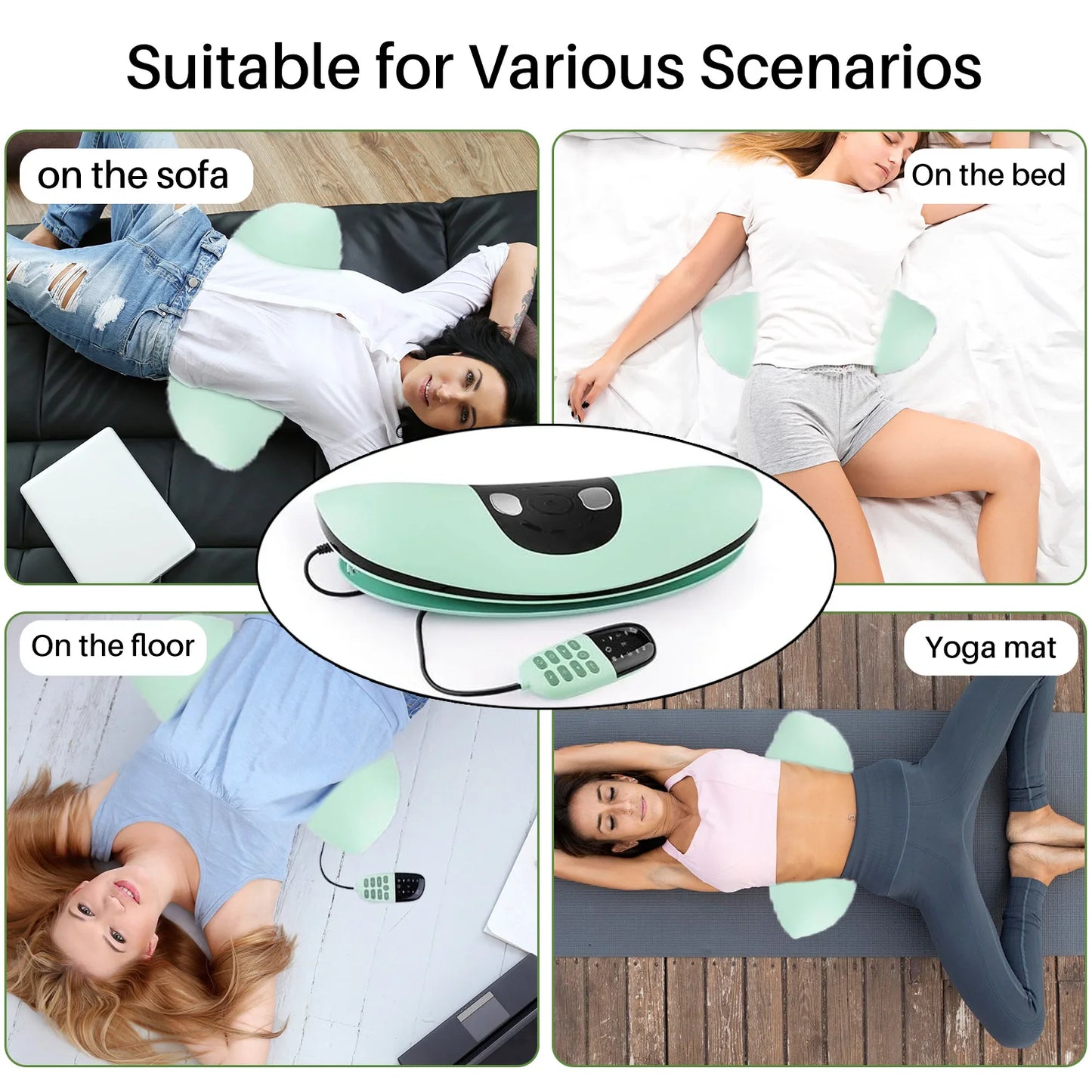 Intelligent Lumbar Soothing Device Electric Lumbar Massager With Hot Compress , Relieve Muscle And Vibration Lumbar Massager