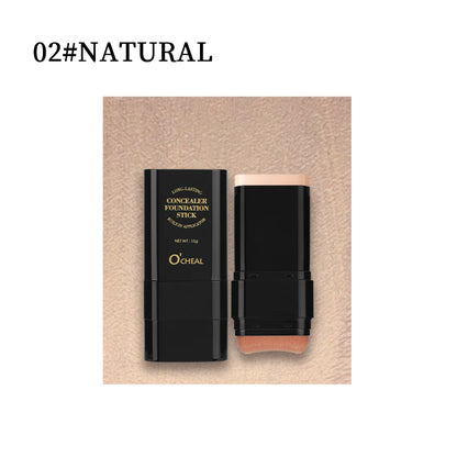 O'cheal Two In One Concealer Foundation Stick Facial Matte Waterproof Bronzer Contouring Face Coverage Moisturizing Makeup Cream