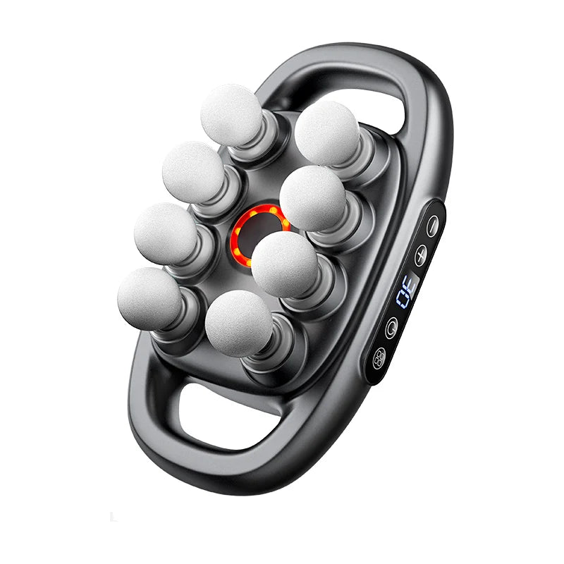 22 head Fascia Gun Muscle Massager Gun High Frequency Back Waist Massage Machine Body Shoulder Professional Fascia Massage Gun