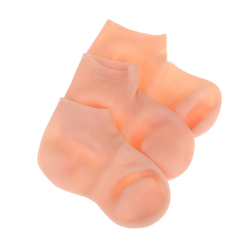 1 Pair Foot Care Socks Spa Silicone Moisturizing Gel Anti Cracking Protect