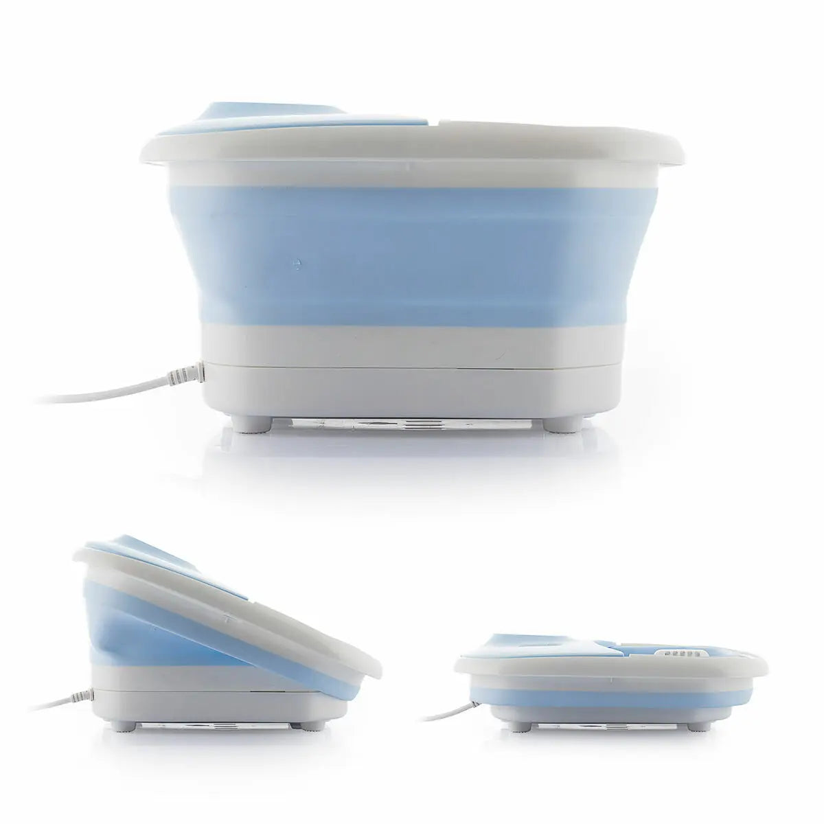 Innovagoods ®   Foldable foot spa 10 liters, bubble foot massager with vibration and infrared water heater, 10 rollers, pressure points feeling, rest, relaxation.