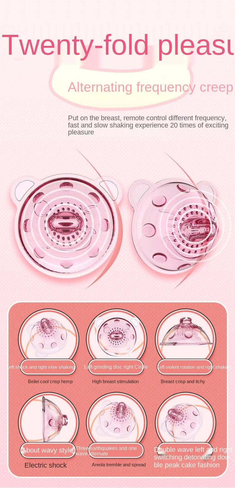 Electric shock female chest to stimulate breast breast massager massager