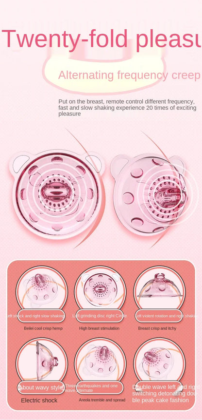 Electric shock female chest to stimulate breast breast massager massager