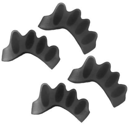 4pcs=2pairs Child Silicone Gel Foot Finger Toe Separator Thumb Protector Bunion Adjuster Hallux Valgus Pedicure For Kid