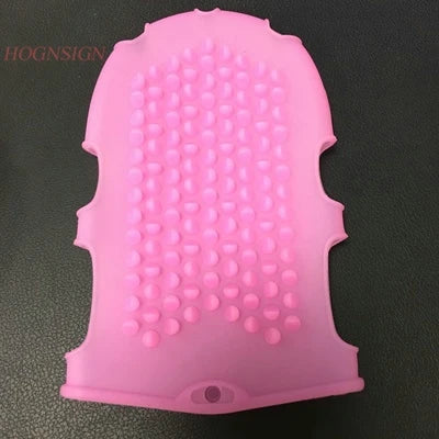 Silicone Gloves Meridian Brush Massage Body Five Lines Of Tendons Legs Rubbing Brushs Back Arm Genera Massager Bath Care Tool