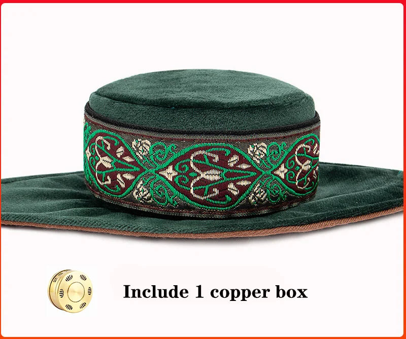 Skin-friendly Cotton Smokeless Moxibustion Bag Moxa Burner Copper Box Warm Acupuncture Heating Therapy Body Acupoint Massage