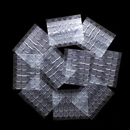 Nail Jelly glue Double Sided Tape Glue Sticker Fake Nail Glue 240pcs/10sheets