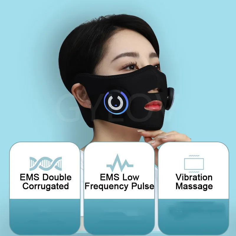 Face-lifting Device Facial Massager Mask Bandage Micro-current Skin Tighten Lifting Spa Face EMS Facial Care Beauty Instrument
