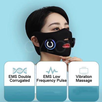 Face-lifting Device Facial Massager Mask Bandage Micro-current Skin Tighten Lifting Spa Face EMS Facial Care Beauty Instrument