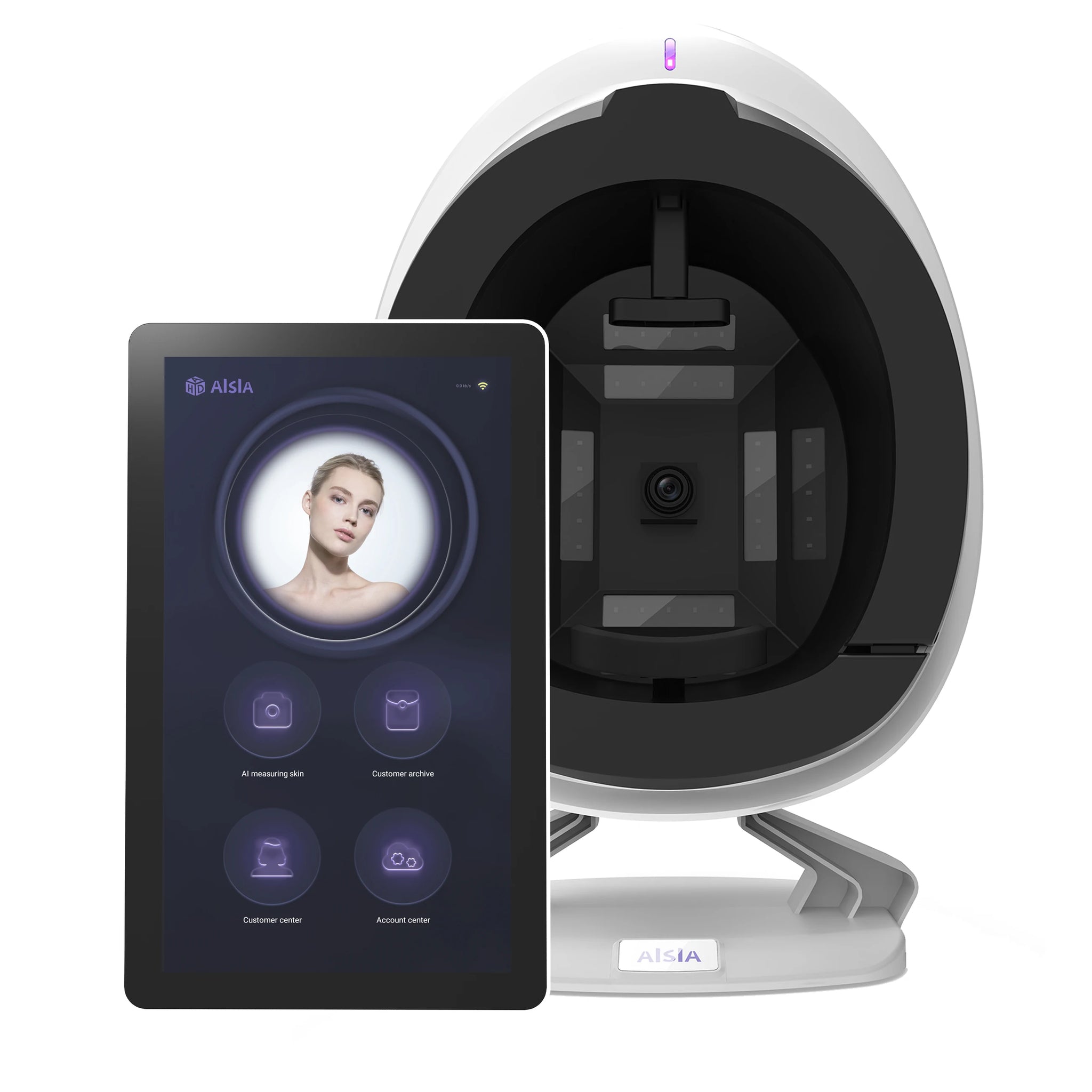 AISIA Q1 3D AI Facial Skin Analyzer Detection Skin Problem Diagnosis 8 Spectrum Professional Analysis Beauty Salon Equipment