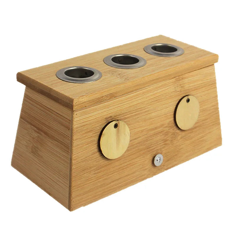 Wholesale  Moxibustion Bamboo Box Moxa Stick Holder Neck Arm Body Acupoint Massage Moxibuting Therapy Device Chinese Medical