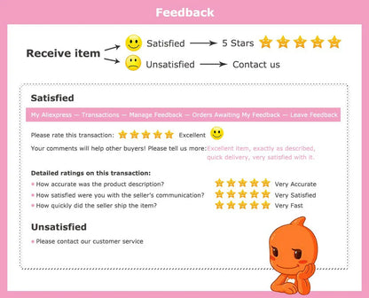 24pcs Short Almond Pink French False Nails Star Design Press on Nails Fake Nails DIY Manicure Detachable Stick-on Nail Tips