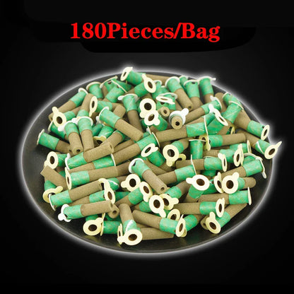 180Pcs Mini Moxibustion Sticker Moxa Stick Tube Mugwort Burner Heating Acupuntura Meridian Massage Therapy Health Care Warm Body