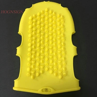 Silicone Gloves Meridian Brush Massage Body Five Lines Of Tendons Legs Rubbing Brushs Back Arm Genera Massager Bath Care Tool