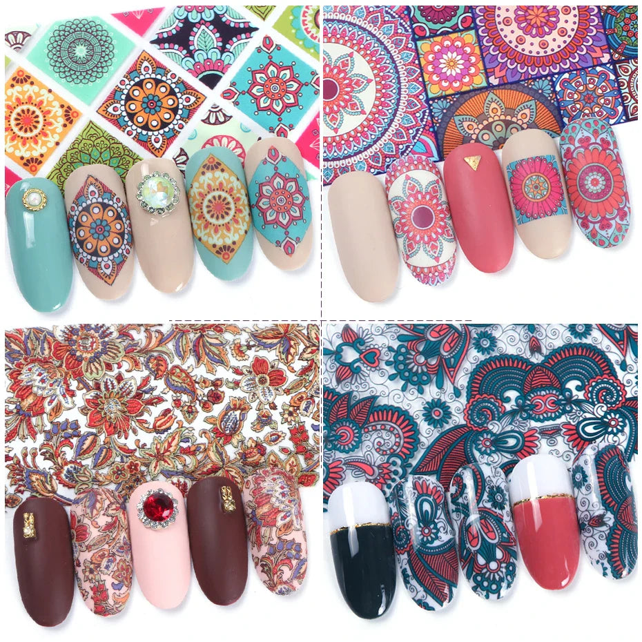 MSHARE Nail Transfer Foil Glue Gel Polish Nails Adhensive Transfering with Free foil Sticker