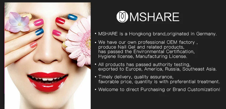 MSHARE Nail Transfer Foil Glue Gel Polish Nails Adhensive Transfering with Free foil Sticker
