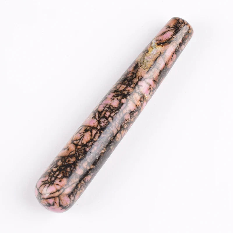 Wholesale Massage Wand Yoni Natural Crystal Mineral Quartz Acupoint Pen Face Care Tool Relax Body Beauty Health Massagestick