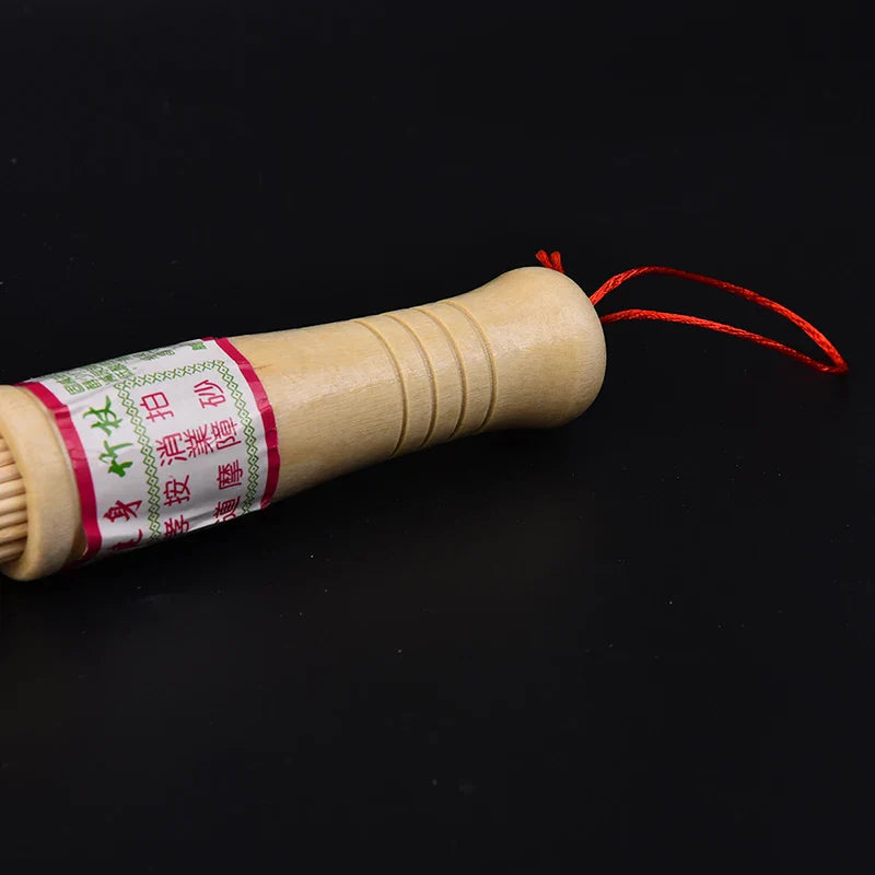 Bamboo Wood Massager Relaxation Hammer Stick Relieve Muscle Fatigue Environmental Health Wooden Handle Health Care Tool