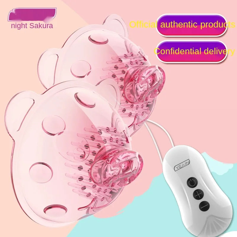 Electric shock female chest to stimulate breast breast massager massager