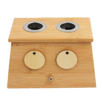 Wholesale  Moxibustion Bamboo Box Moxa Stick Holder Neck Arm Body Acupoint Massage Moxibuting Therapy Device Chinese Medical