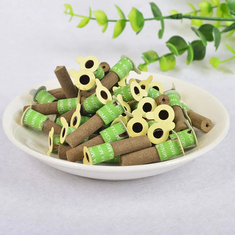 180Pcs Mini Moxibustion Sticker Moxa Stick Tube Mugwort Burner Heating Acupuntura Meridian Massage Therapy Health Care Warm Body